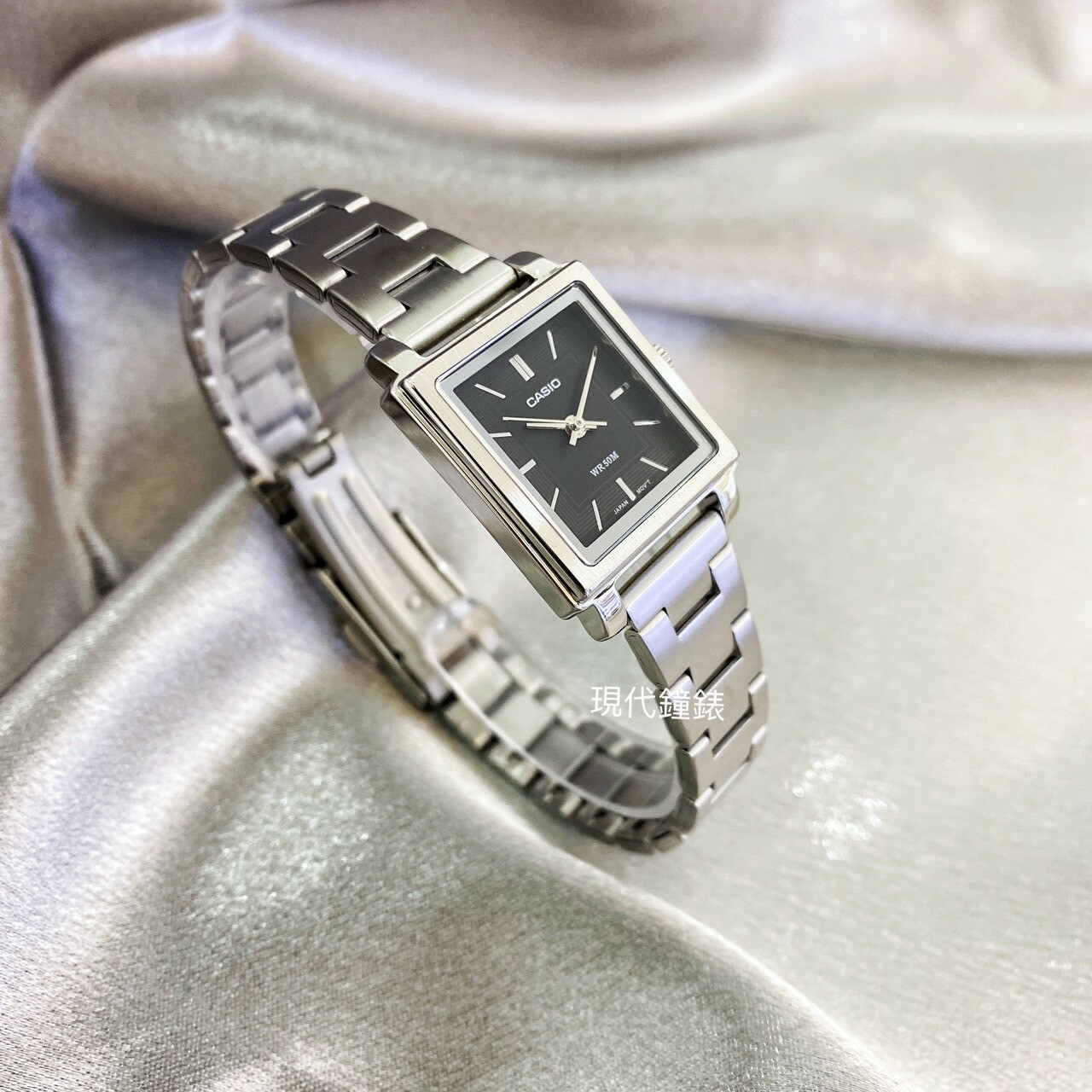 【CASIO 卡西歐】經典方形氣質腕錶 LTP-E176D-1A 23mm 現代鐘錶