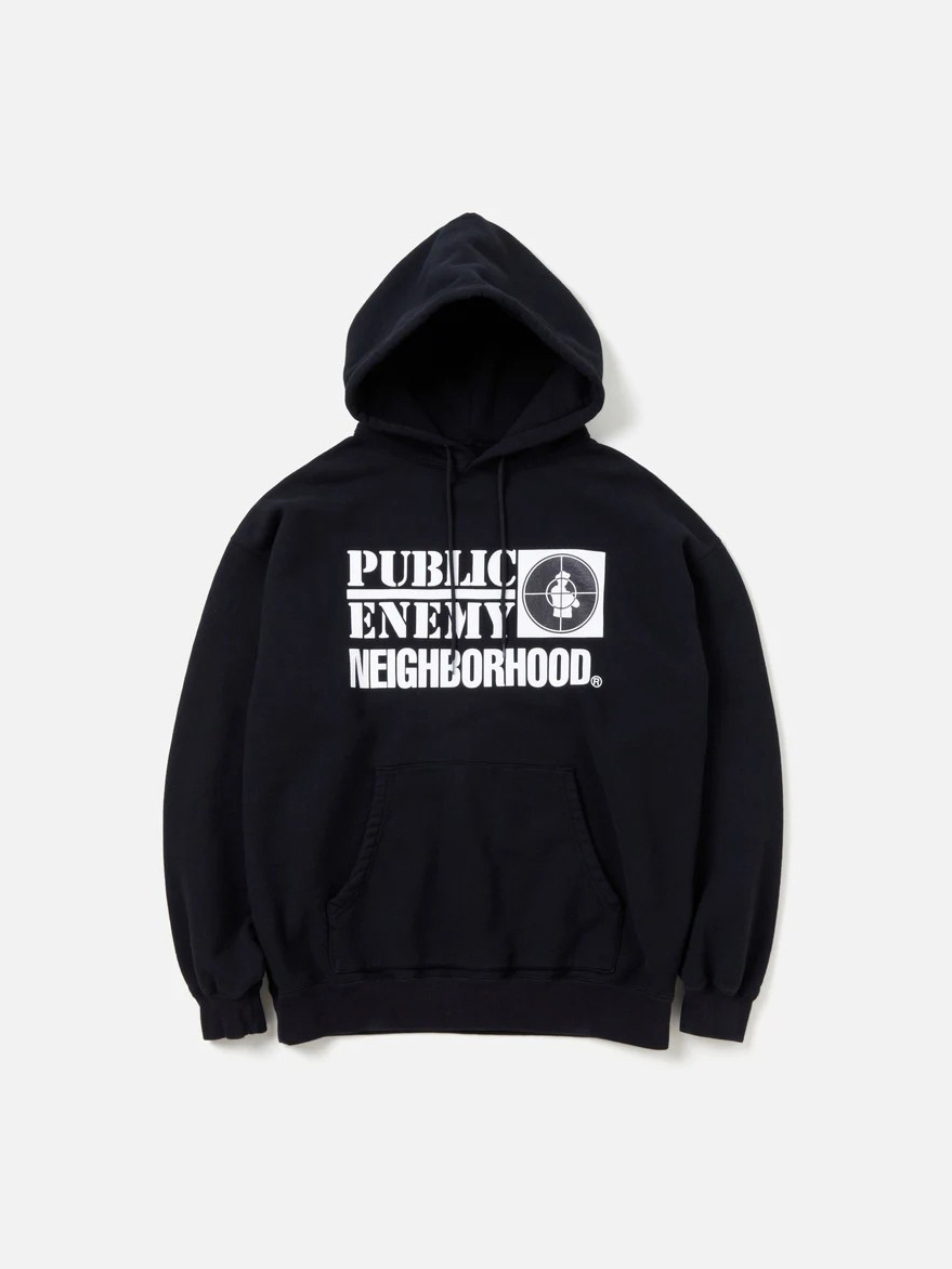 NEIGHBORHOOD x PUBLIC ENEMY SWEATPARKA LS 聯名 連帽T恤