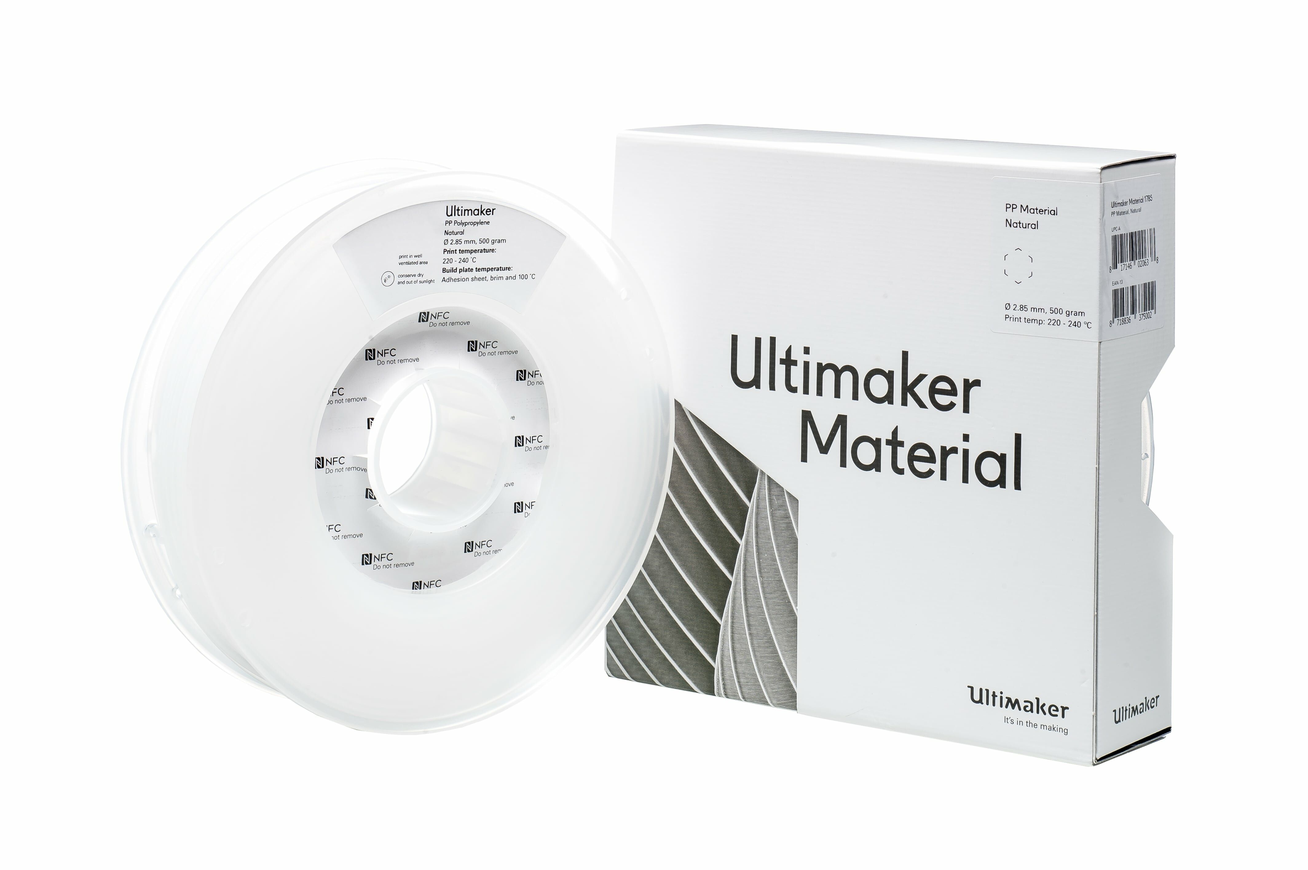 UltiMaker PP 3D打印膠條 2.85毫米 500g