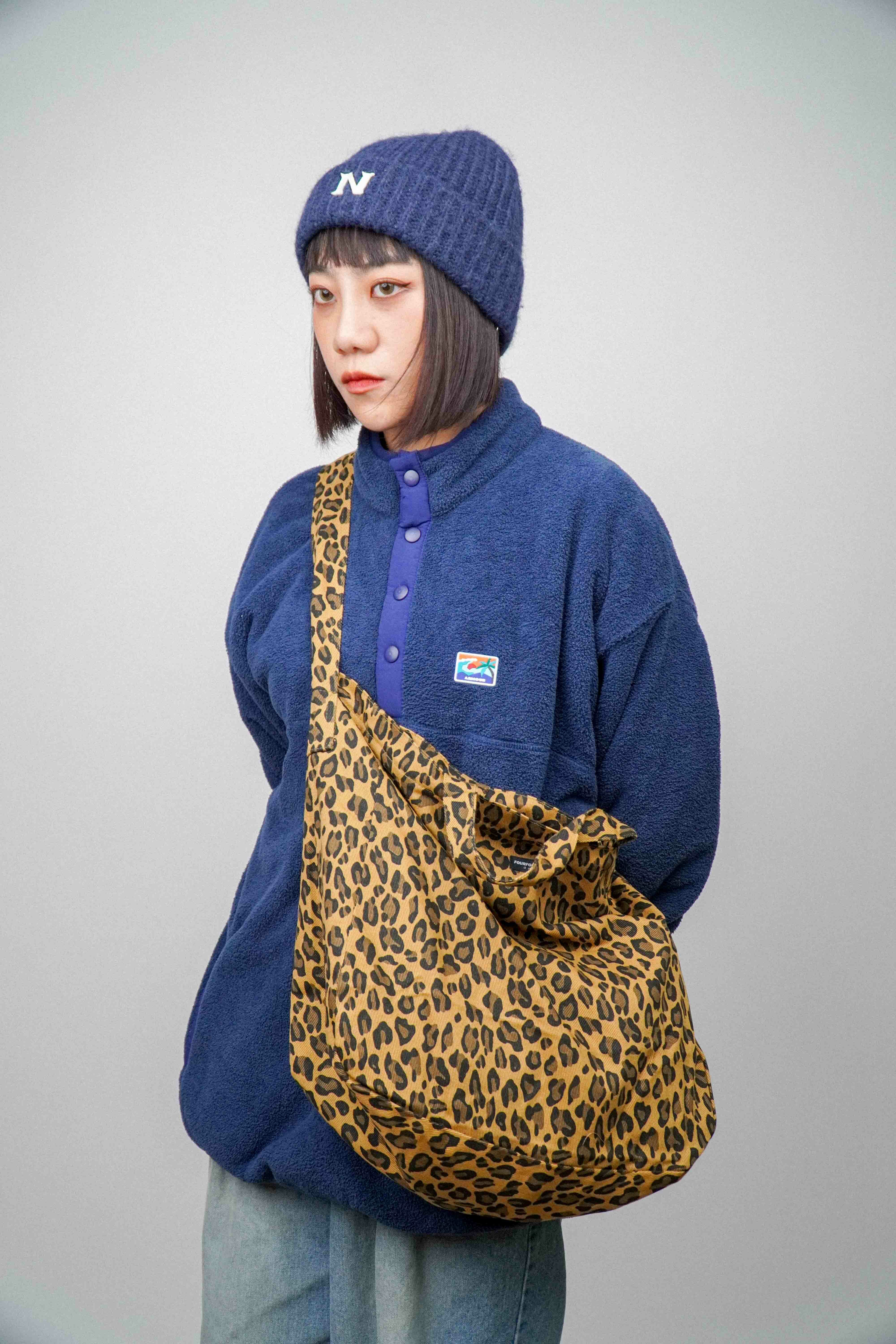 『Always_Good』豹紋 手提 側背 托特包