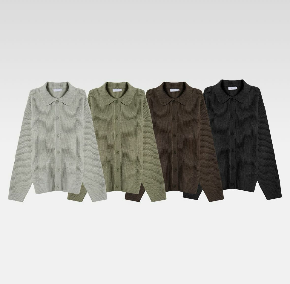 淨色反領開胸針織外套 MAIDEN-019JK