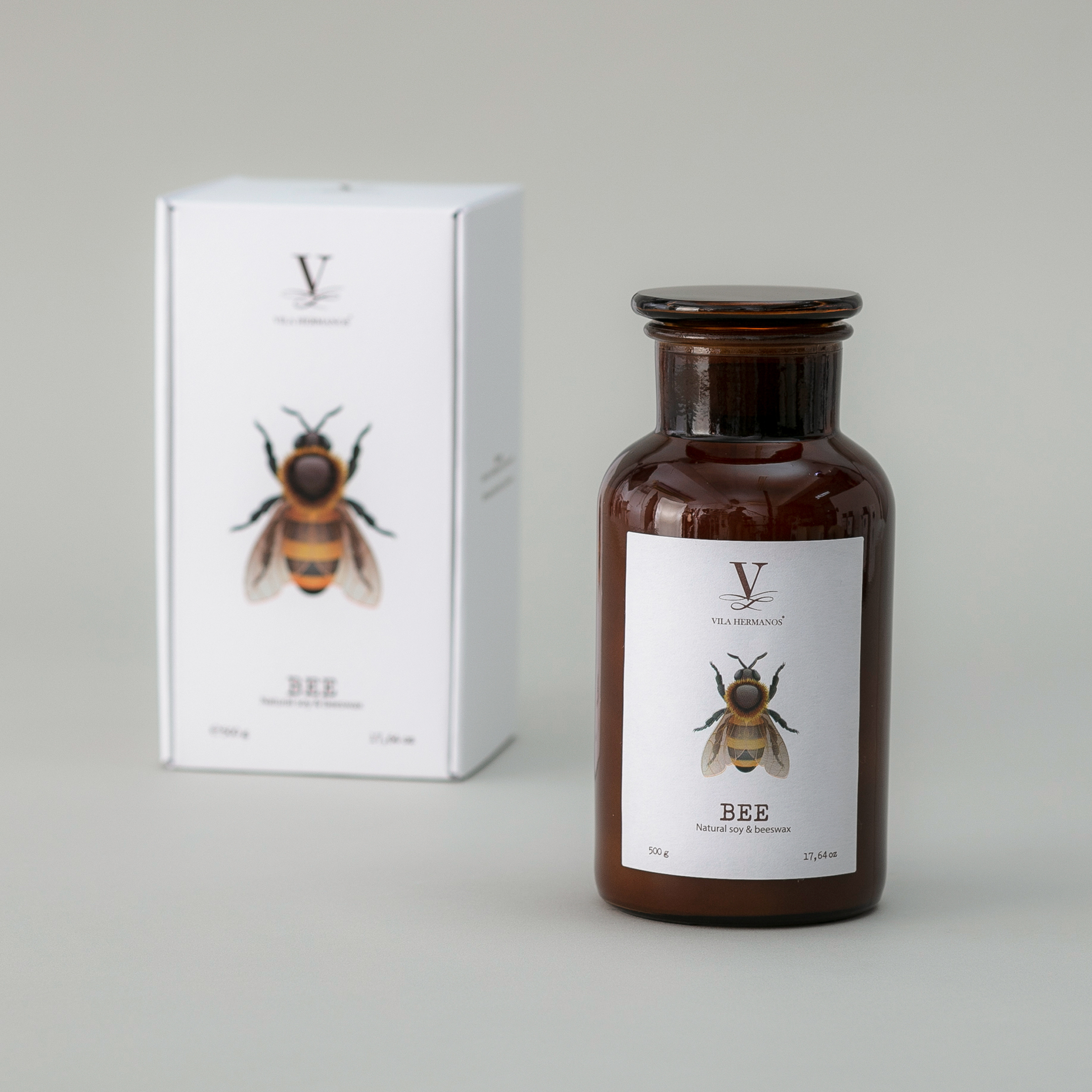 VILA HERMANOS Talismán藥罐蠟燭-蜜蜂/馥郁與琥珀