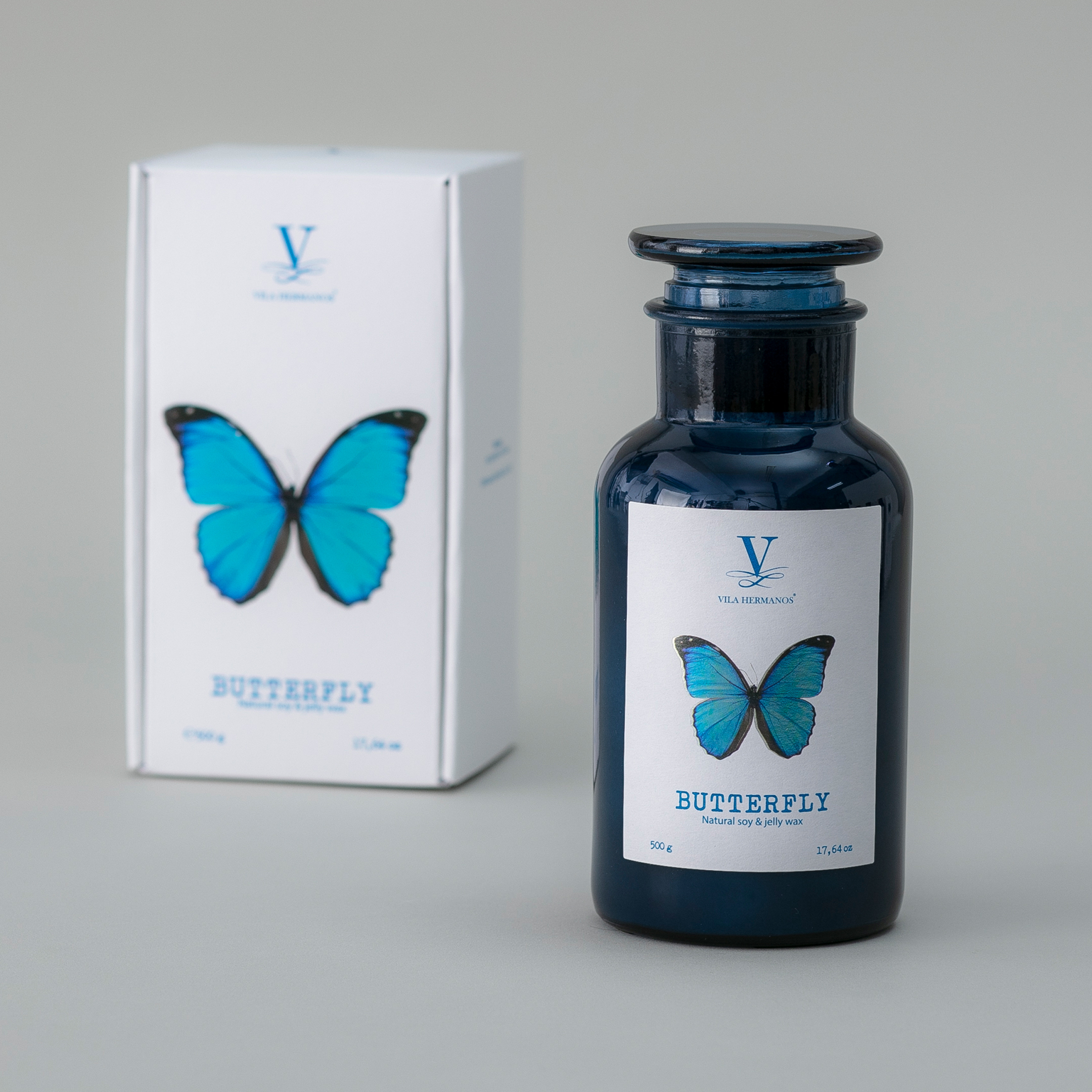 VILA HERMANOS Talismán藥罐蠟燭-蝴蝶/木質與清新