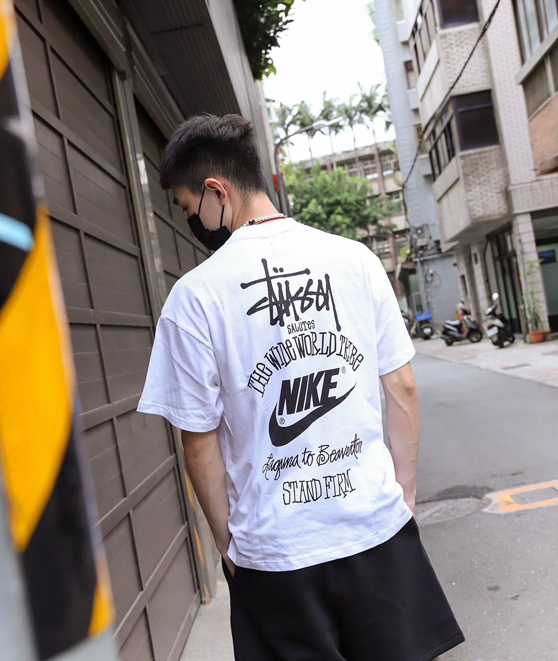 Nike x Stussy - The Wide World Tribe - White