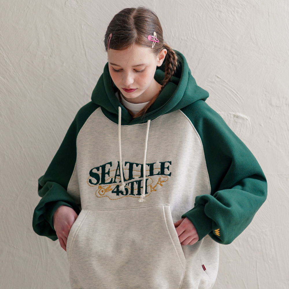 【WV PROJECT】23SS★ Seattle hoodie ダブルユーブイプロジェクト(WV PROJECT) Seattle Hood Darkgray