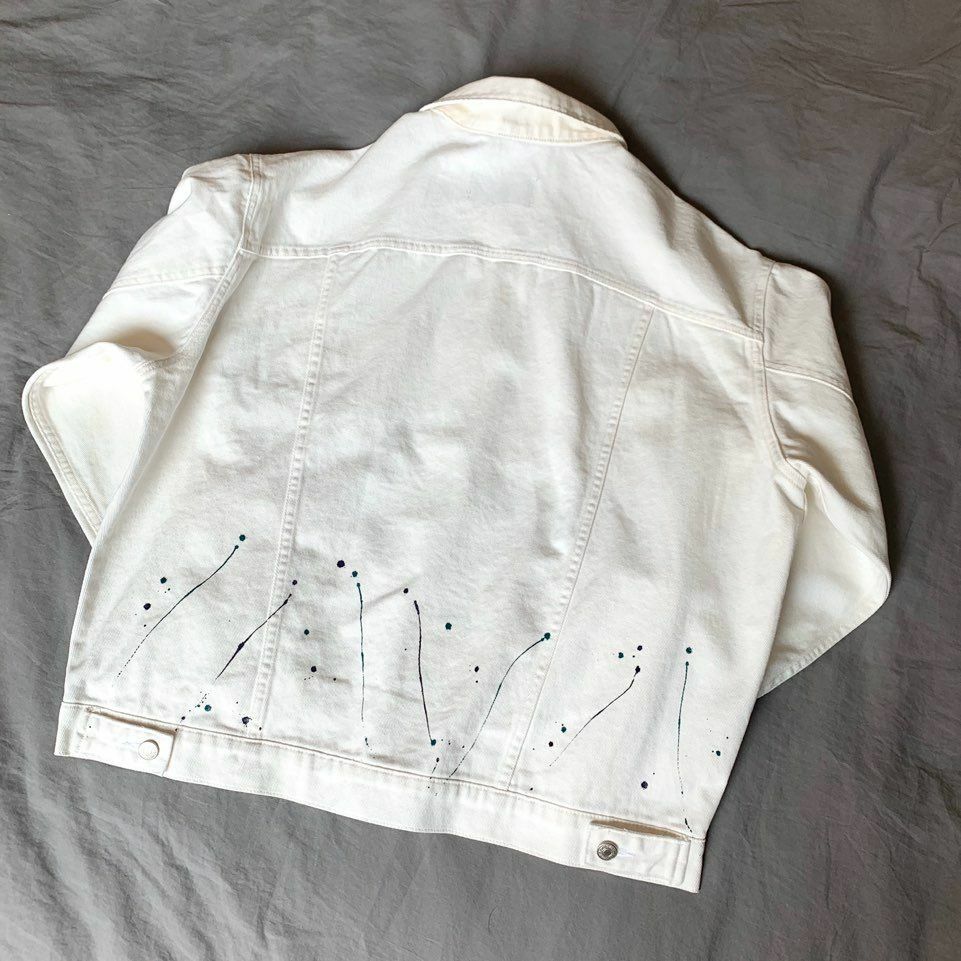 潑墨牛仔褸 LANE-010JK