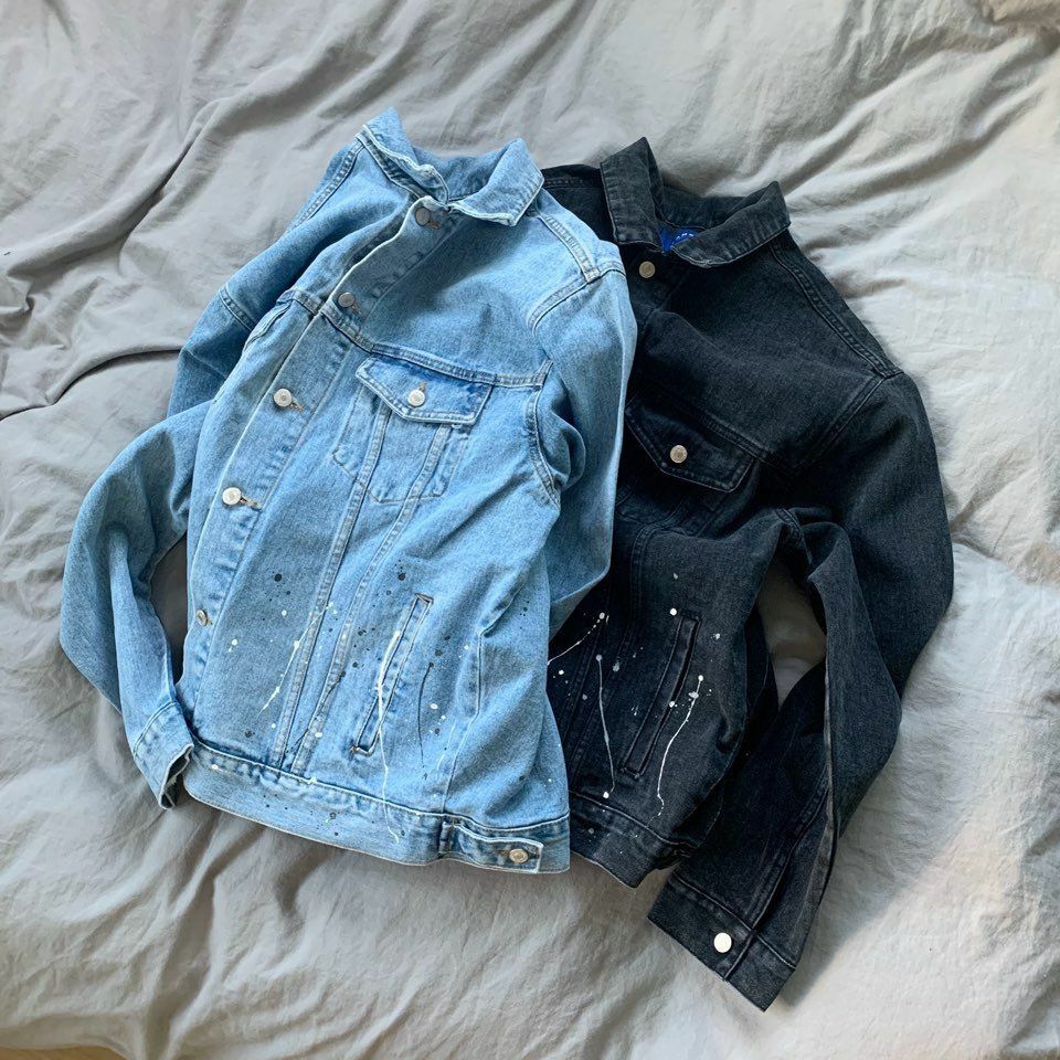 潑墨牛仔褸 LANE-011JK