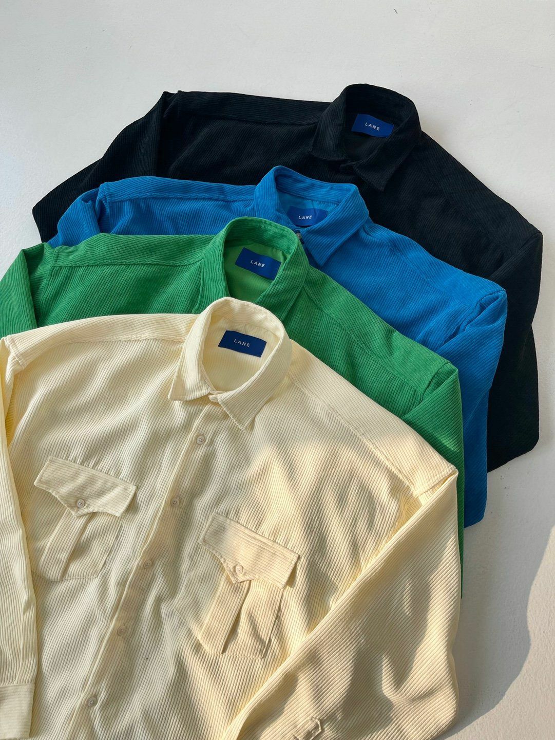 淨色長袖恤衫 LANE-012S