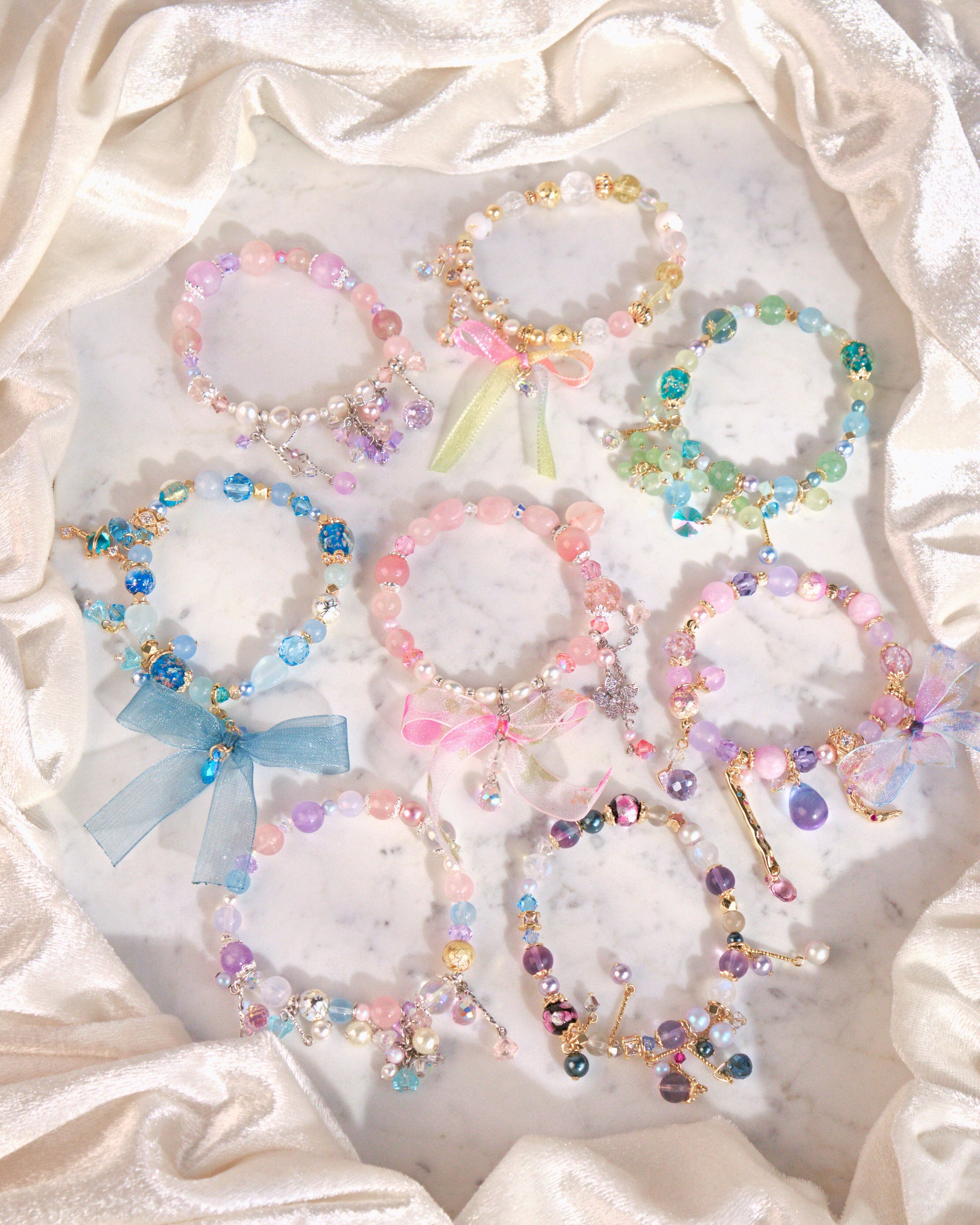 ⑪ Quartz of Compliments Bracelet (8 Designs)