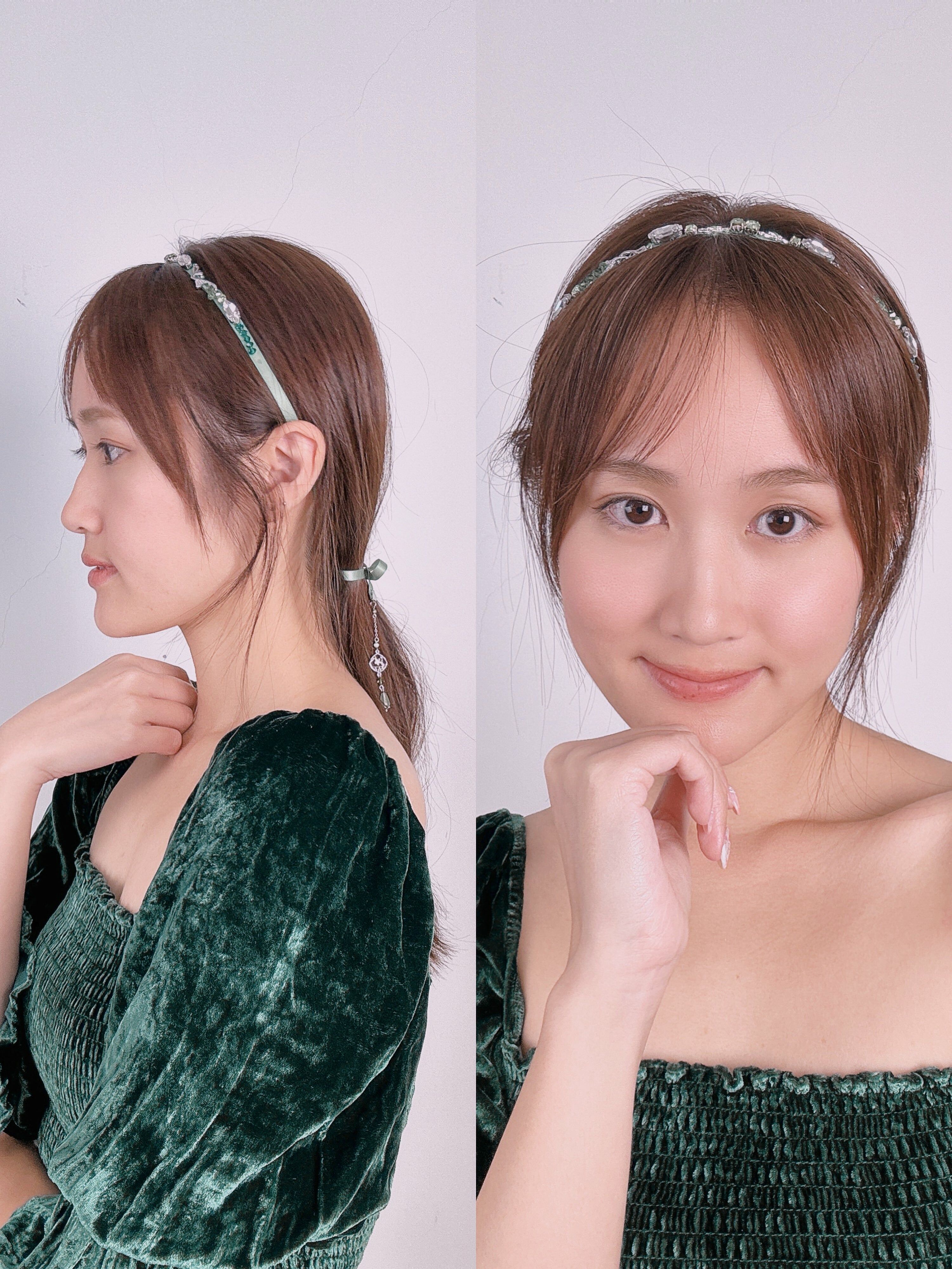 ⑪ Crystal Carnation Celebration Headband (8 Designs)
