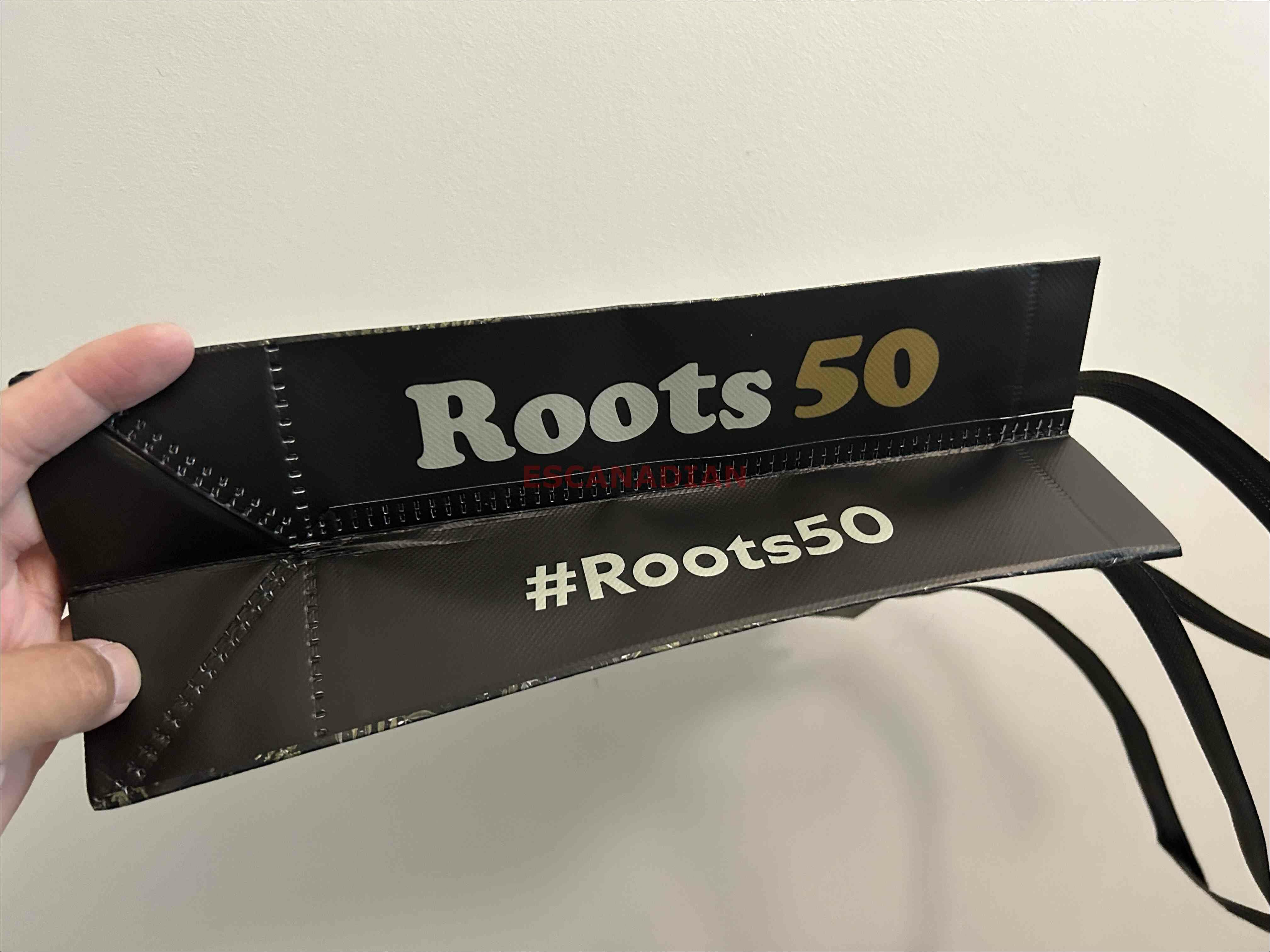 ROOTS 50週年系列 Heather海狸 環保購物袋 (2個尺寸)