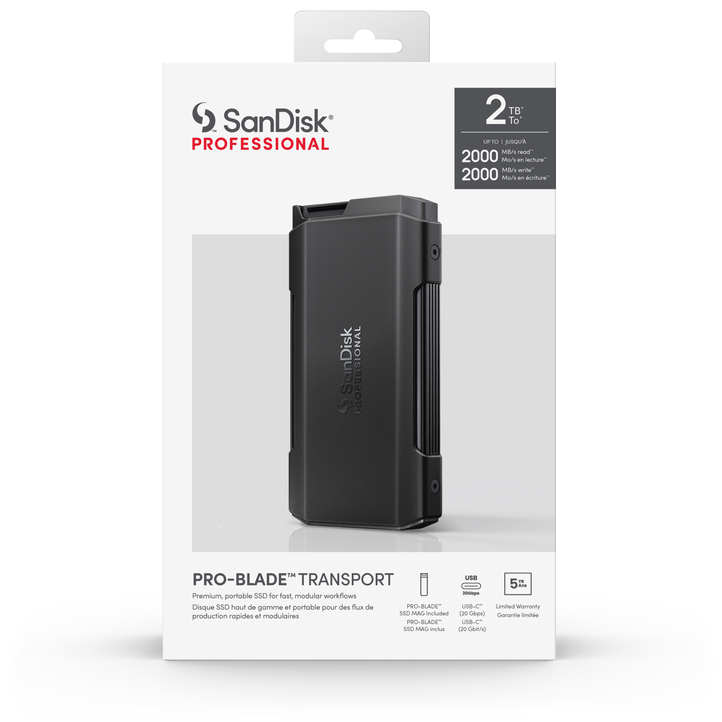 SanDisk Professional ProBlade Transport + SSD Mag 2TB