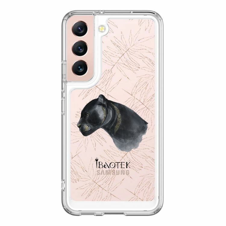 Samsung  S22 手機防摔殼金鍊黑豹