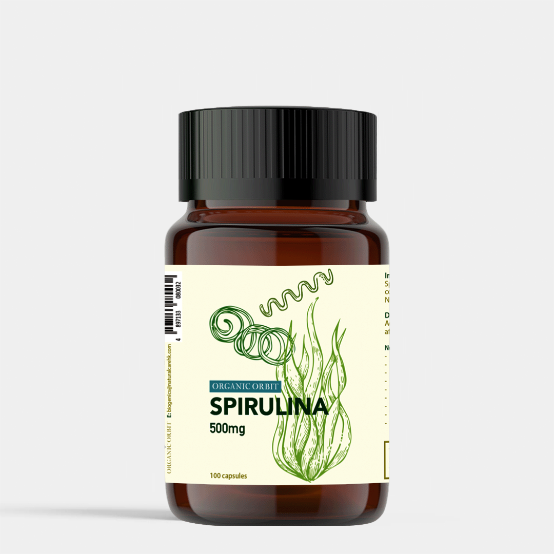 Organic Orbit - 有機螺旋藻 Spirulina 500mg x 100粒