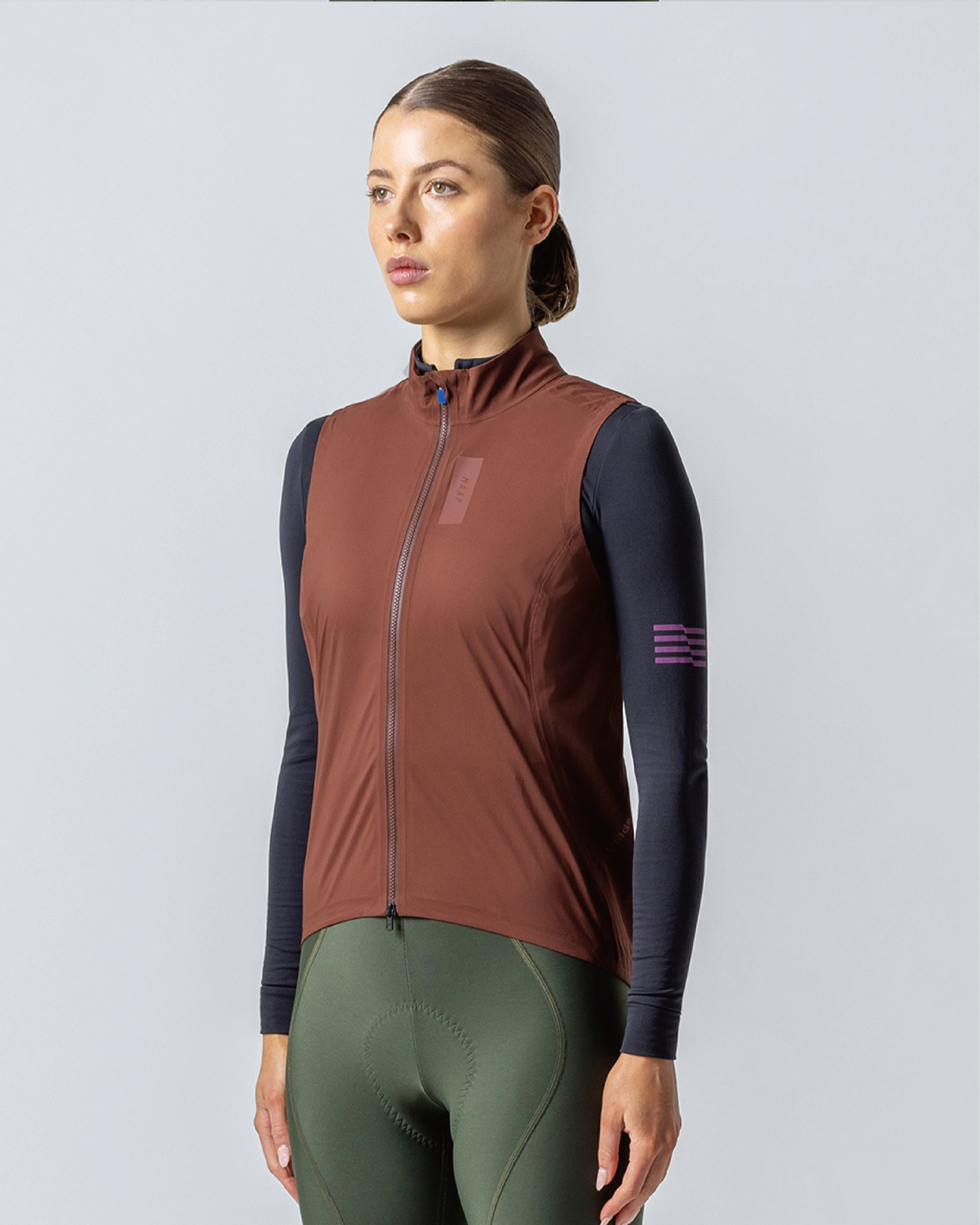 【MAAP】Women's Atmos Vest Bronze Muscat 女性防水背心 麝香棕