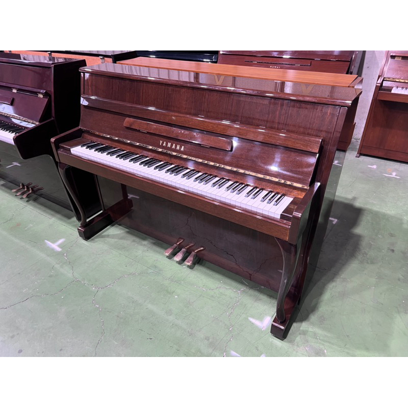 嚴選鋼琴 山葉 YAMAHA L102 原木亮光 日本製 典雅 彎腳 小型 二手鋼琴 中古鋼琴 漢麟樂器鋼琴店