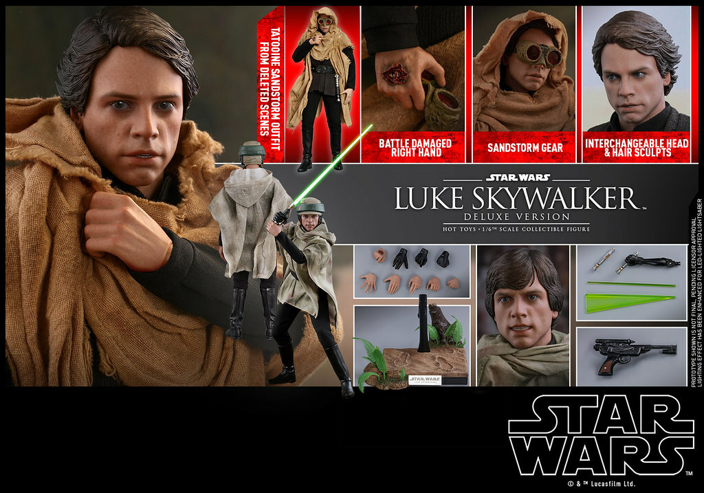 Hot Toys – MMS517 -《星際大戰六部曲：絕地大反攻》路克·天行者 (豪華版) Luke Skywalker (Deluxe Version) 1/6 比例人偶作品