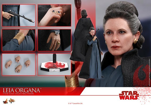 Hot Toys - MMS459 -《STAR WARS：最後的絕地武士》莉亞·歐嘉納 Star Wars: The Last Jedi Leia Organa 1/6 比例可動人偶作品