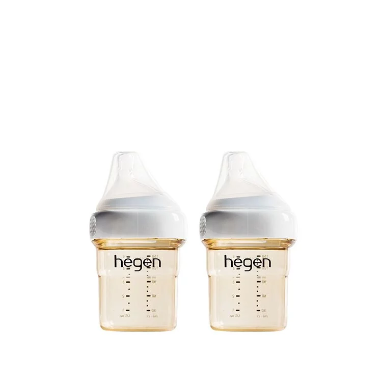 Hegen PCTO™ 金色奇蹟PPSU多功能方圓型寬口奶瓶 150ml (雙瓶組)
