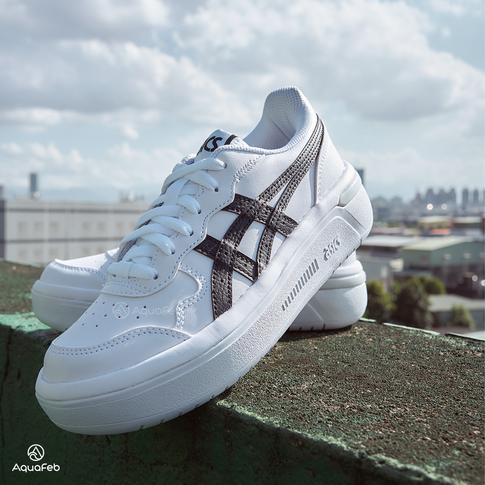 Asics Japan S ST 男鞋 女鞋 白黑色 復刻 小白鞋 厚底增高 亞瑟士 休閒鞋 1203A289103