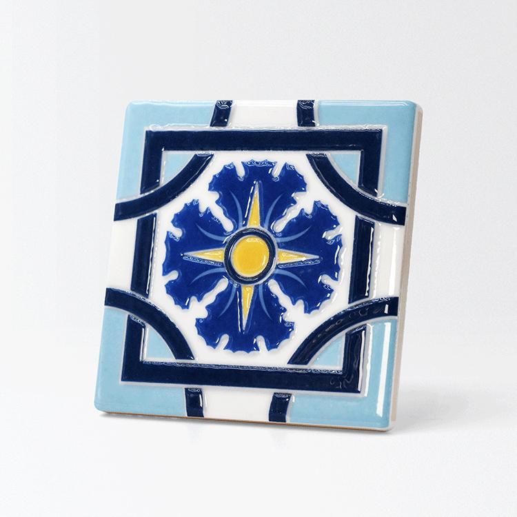 臺灣花磚｜百合