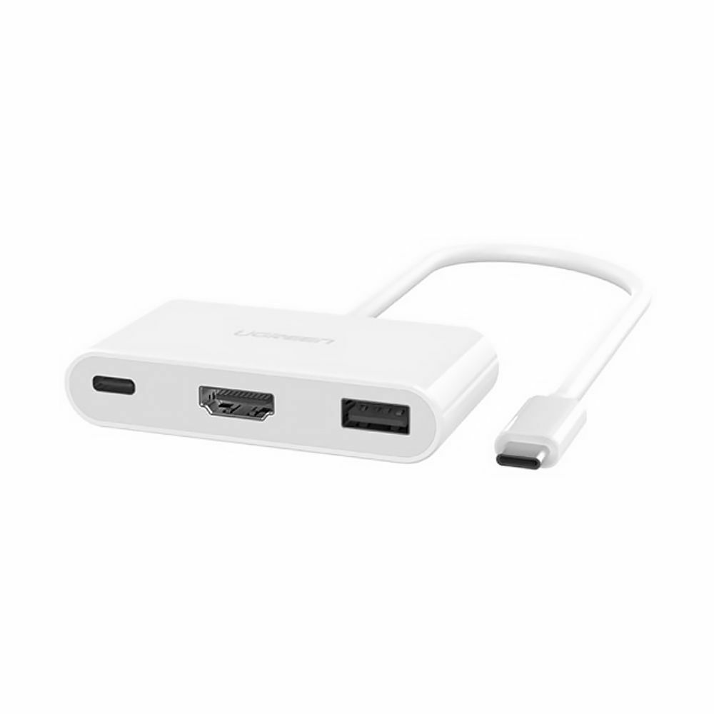 UGREEN - 30377 Type-C轉HDMI高清轉換器 Type-C USB 3.1>HDMI 2.0 + Type-C (PD充電)