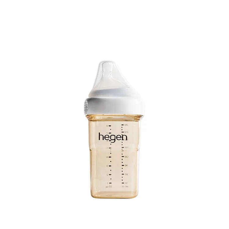 Hegen PCTO™-預購- 金色奇蹟PPSU多功能方圓型寬口奶瓶 240ml