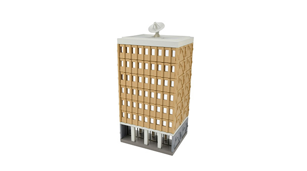 Tomytec 329138 建物 182 N規 地方放送局