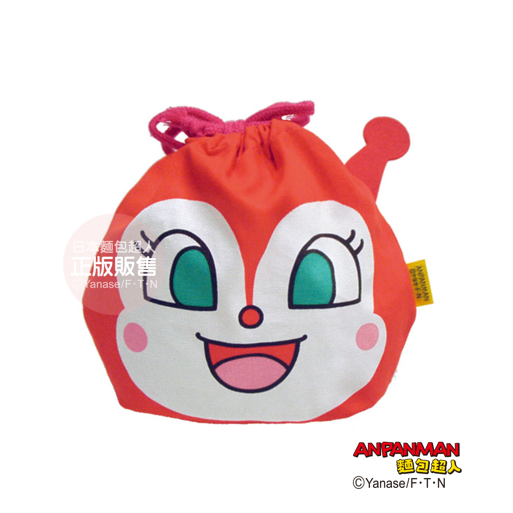 紅精靈立體臉型束口袋 2版