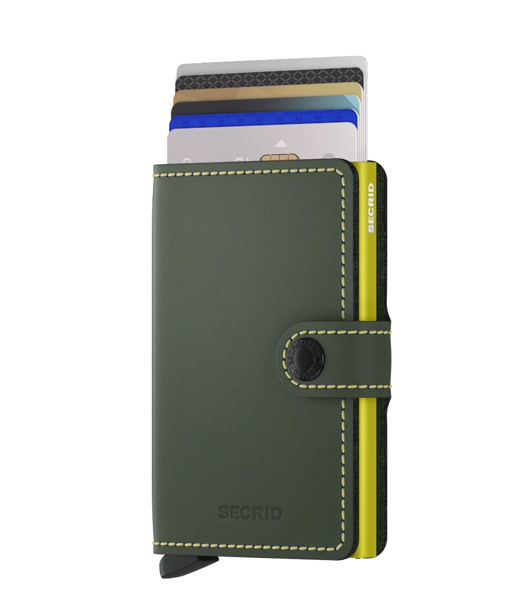 SECRID | Mini-wallet Matte Green Lime (MM-green lime)