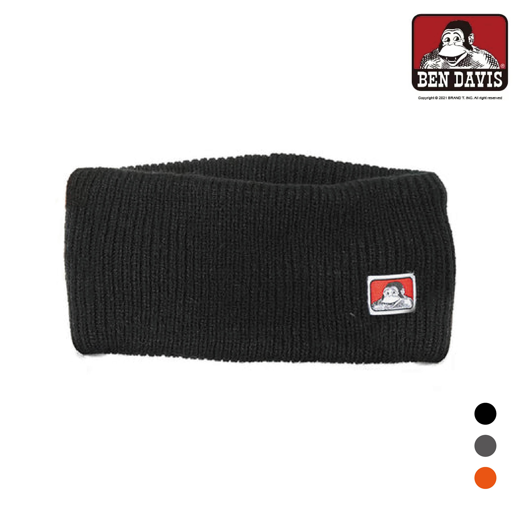 【 BEN DAVIS | 猿人LOGO針織髮帶 - 3色 】