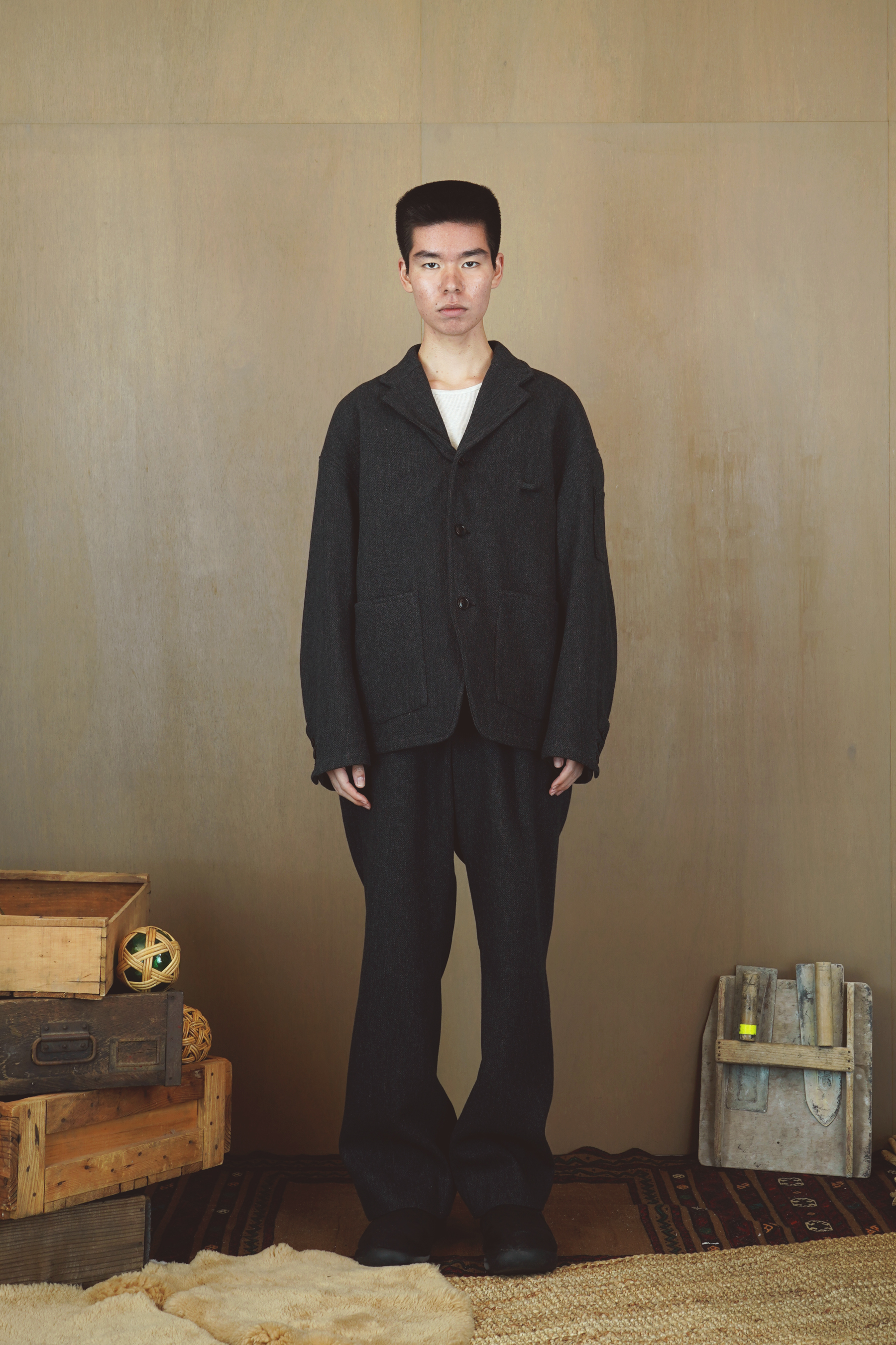 REFOMED FORMAN TUCK PANT (2色)