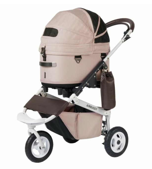 日本 AirBuggy Dome3 Regular高級寵物手推車  (載重12kg) - 粉櫻色