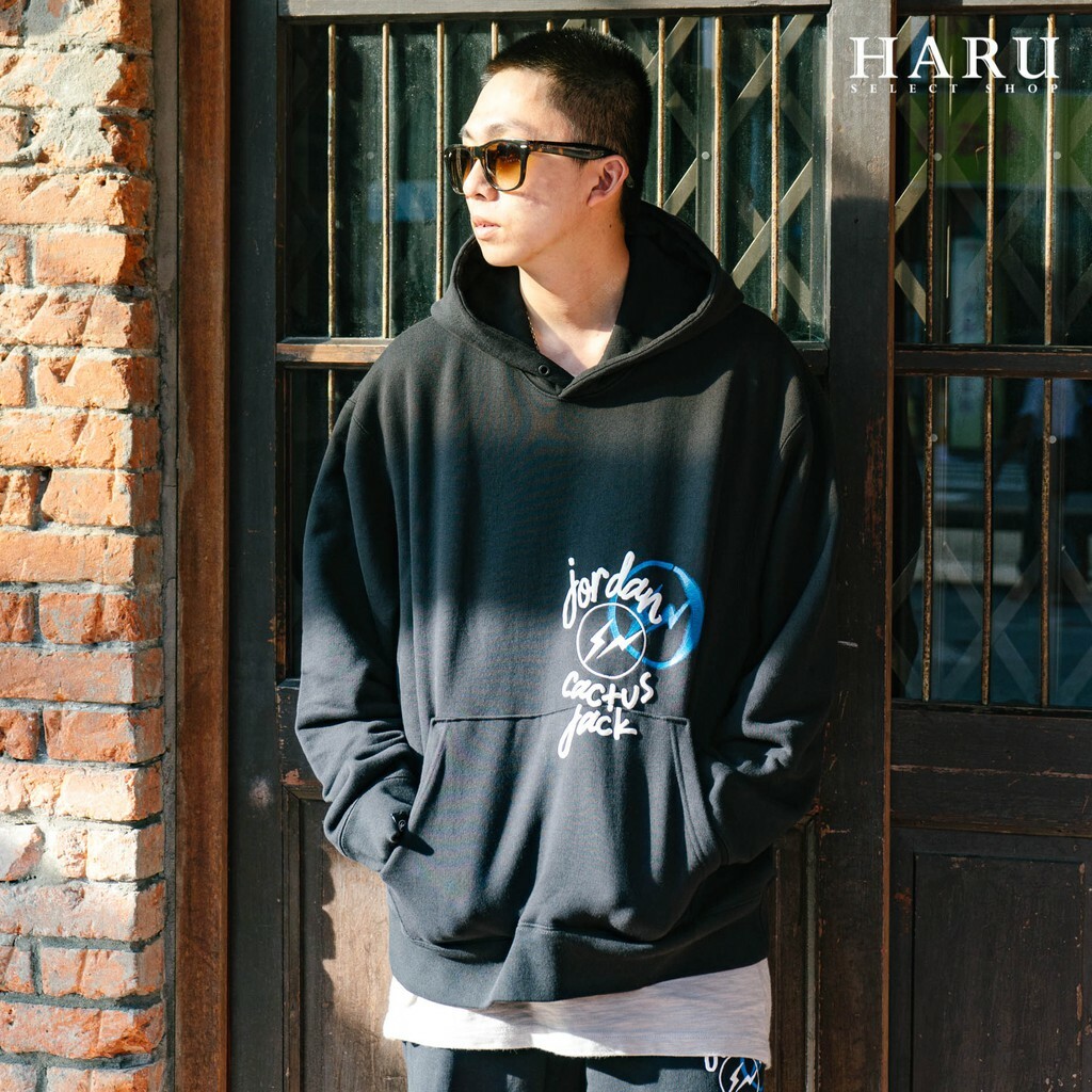 亞洲版 Travis Scott x Jordan x Fragment 帽T 三方聯名 藤原浩 DJ0616-010