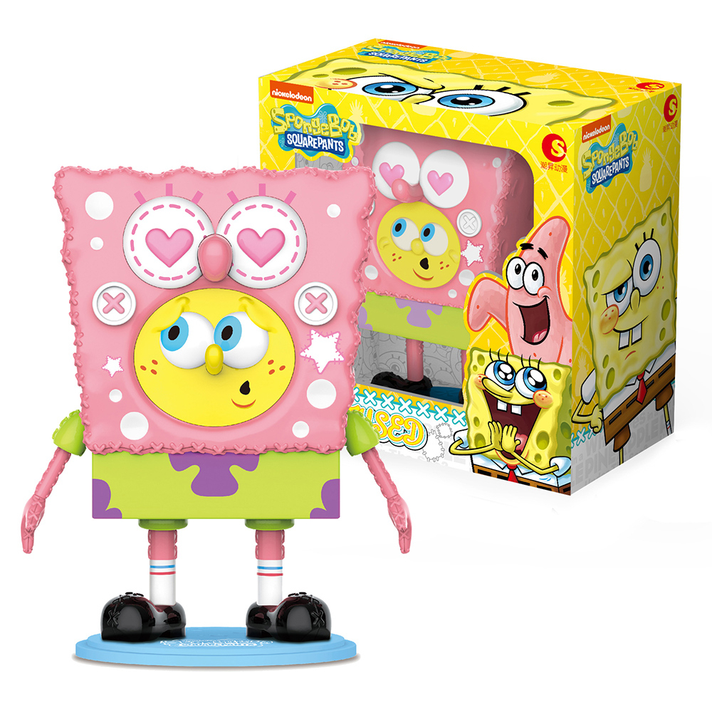 SPONGEBOB SQUAREPANTS CONFUSED 海綿寶寶/派大星-疑惑布偶海綿寶寶公仔 SP-030811