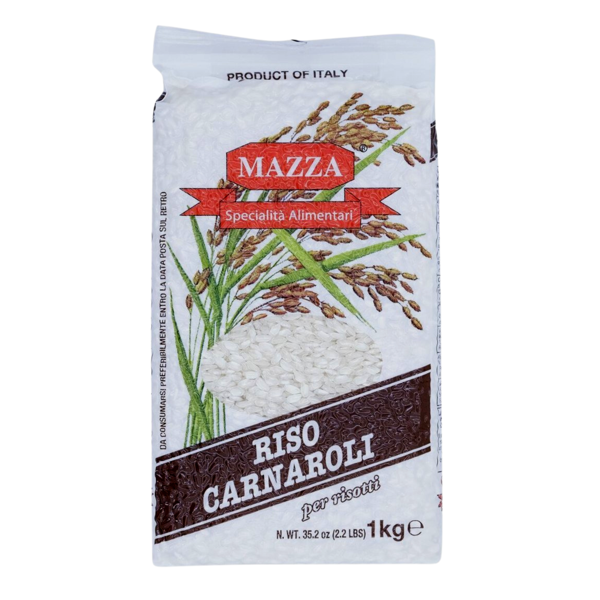 意大利 Mazza (意大利燴飯) 經典米  Italy Mazza Risotto Carnaroli  1公斤/包