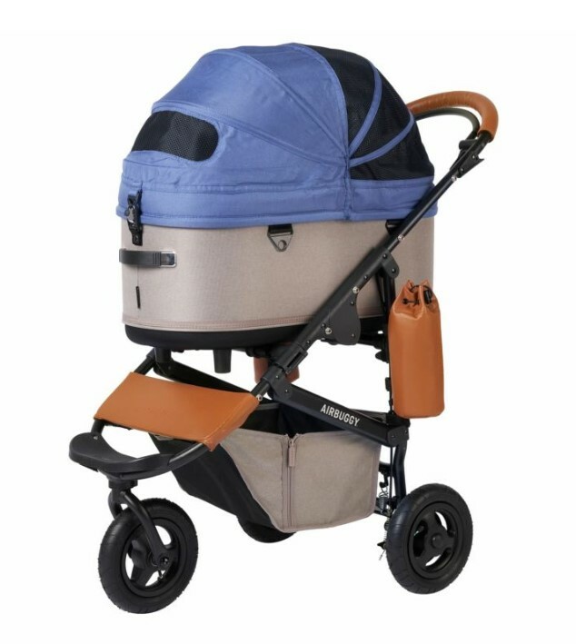 日本 AirBuggy Dome3 Large 高級寵物手推車  (載重20kg) - 藍色