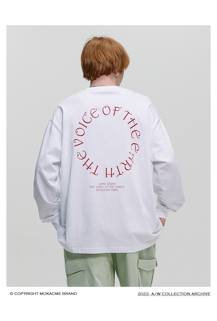 MOKACME SLOGAN標語印花TEE