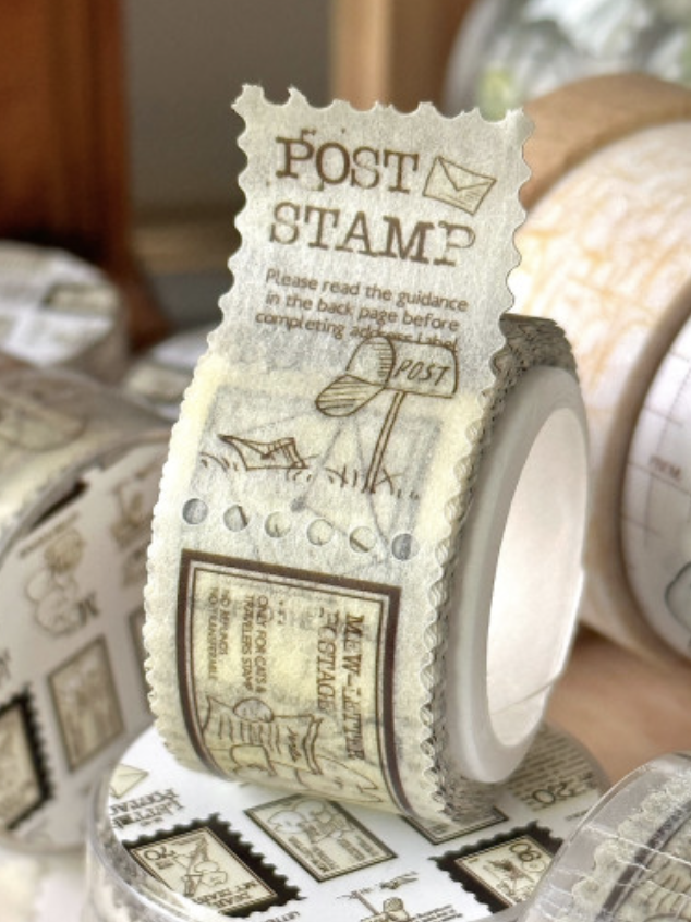 Mewmewbeam | 秋天的信 郵票紙膠帶(5002)