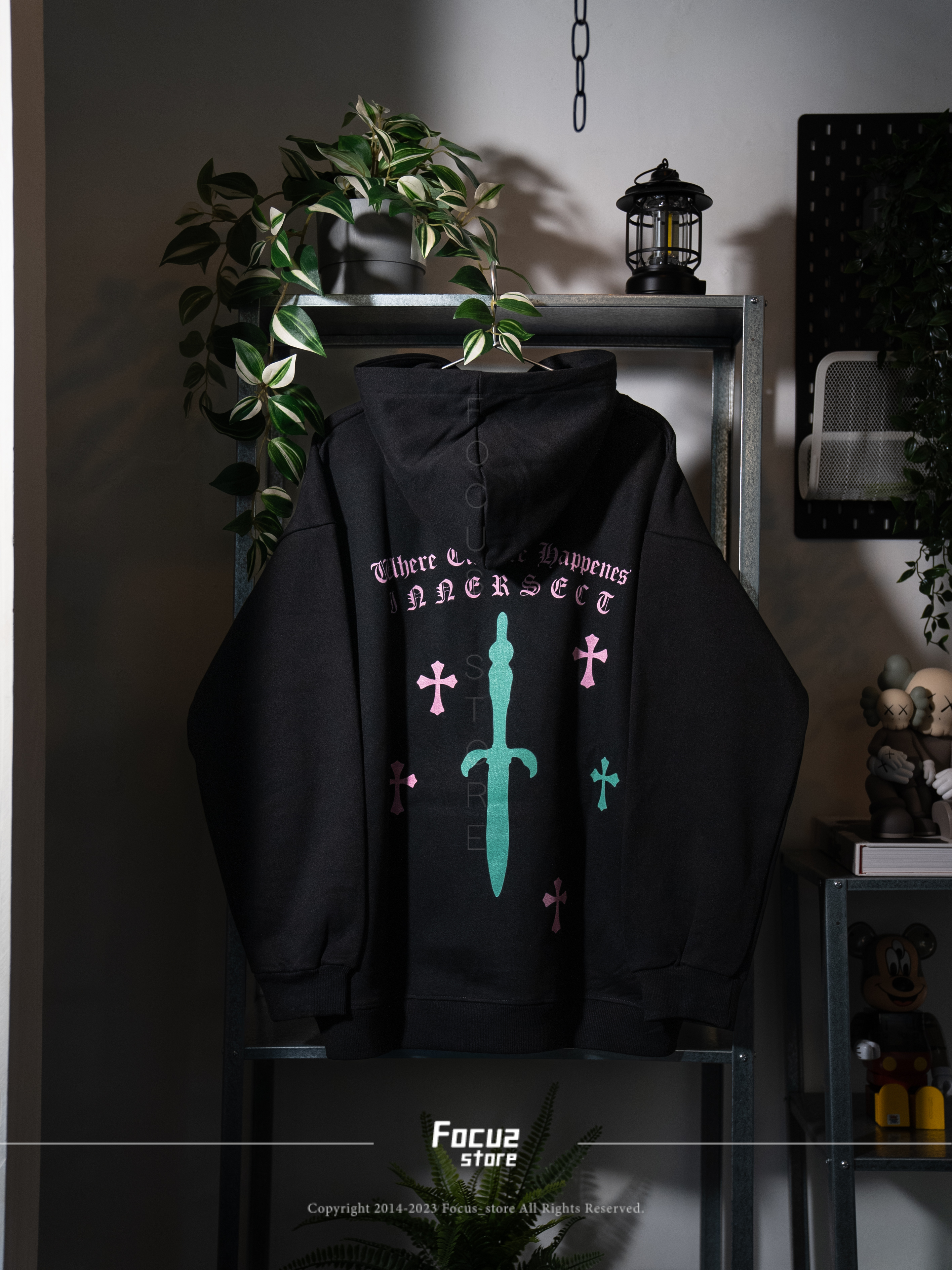 【Focus Store】預購 LoneOnes X INNERSECT Hoodie Green/Purple/Black 紫綠 帽T