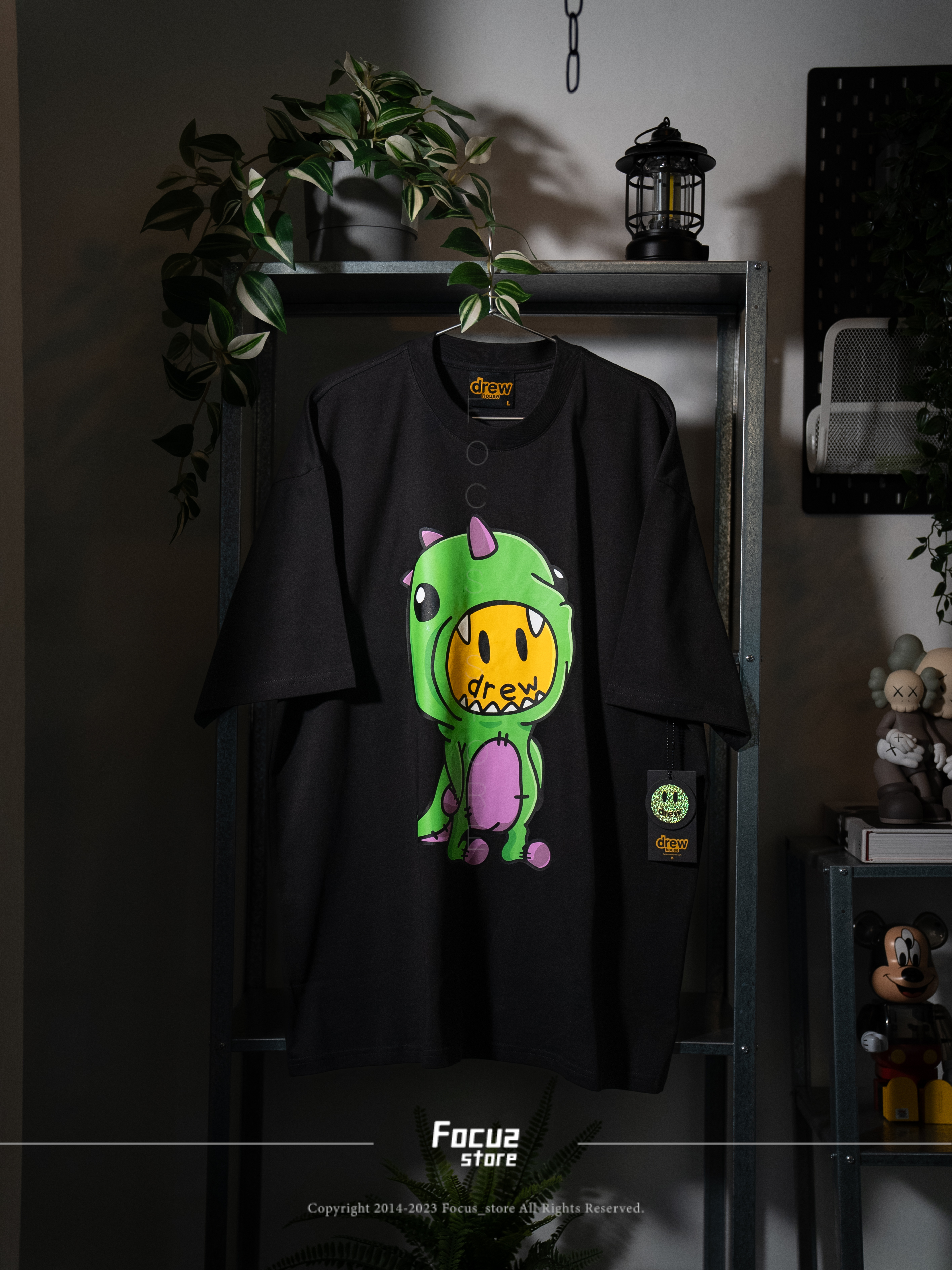 【Focus Store】現貨秒發 Drew House Dinodrew SS Tee "Black" 黑色