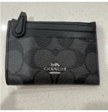 [S] COACH 88208 SIG MN ID SKY 2,SV/GRAPHITE/BLACK, 196395079575 (SCO597)