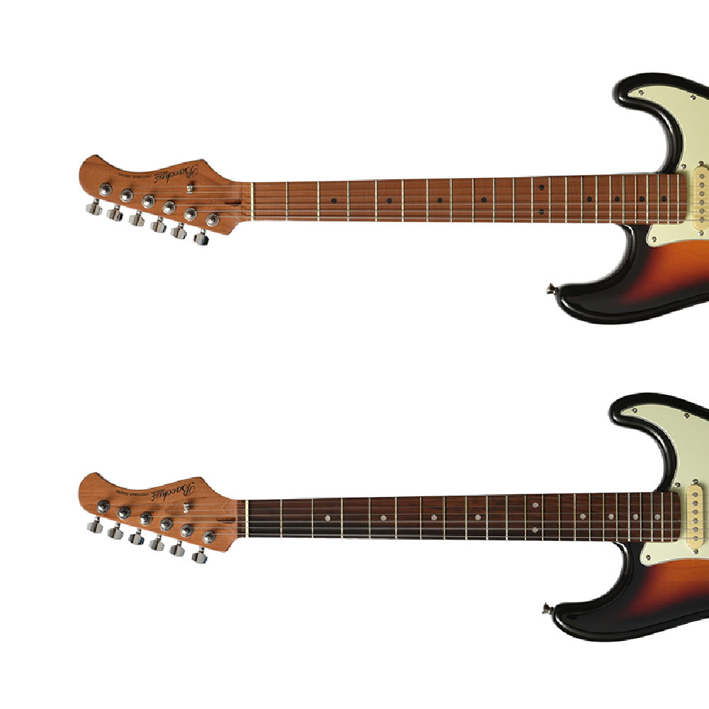 Bacchus Bacchus / BST-2-RSM/R 烤楓木琴頸 日系電吉他(指板：烤楓木/玫瑰木)(8色) 第 4 張圖片｜三峽吉他 / Bass