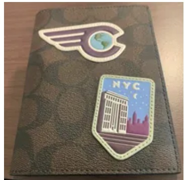 [S] COACH 1283 PASSPORT CASE WT S TRV PC,QB/MAHOGANY MULTI, 193695082056 (SCO598)