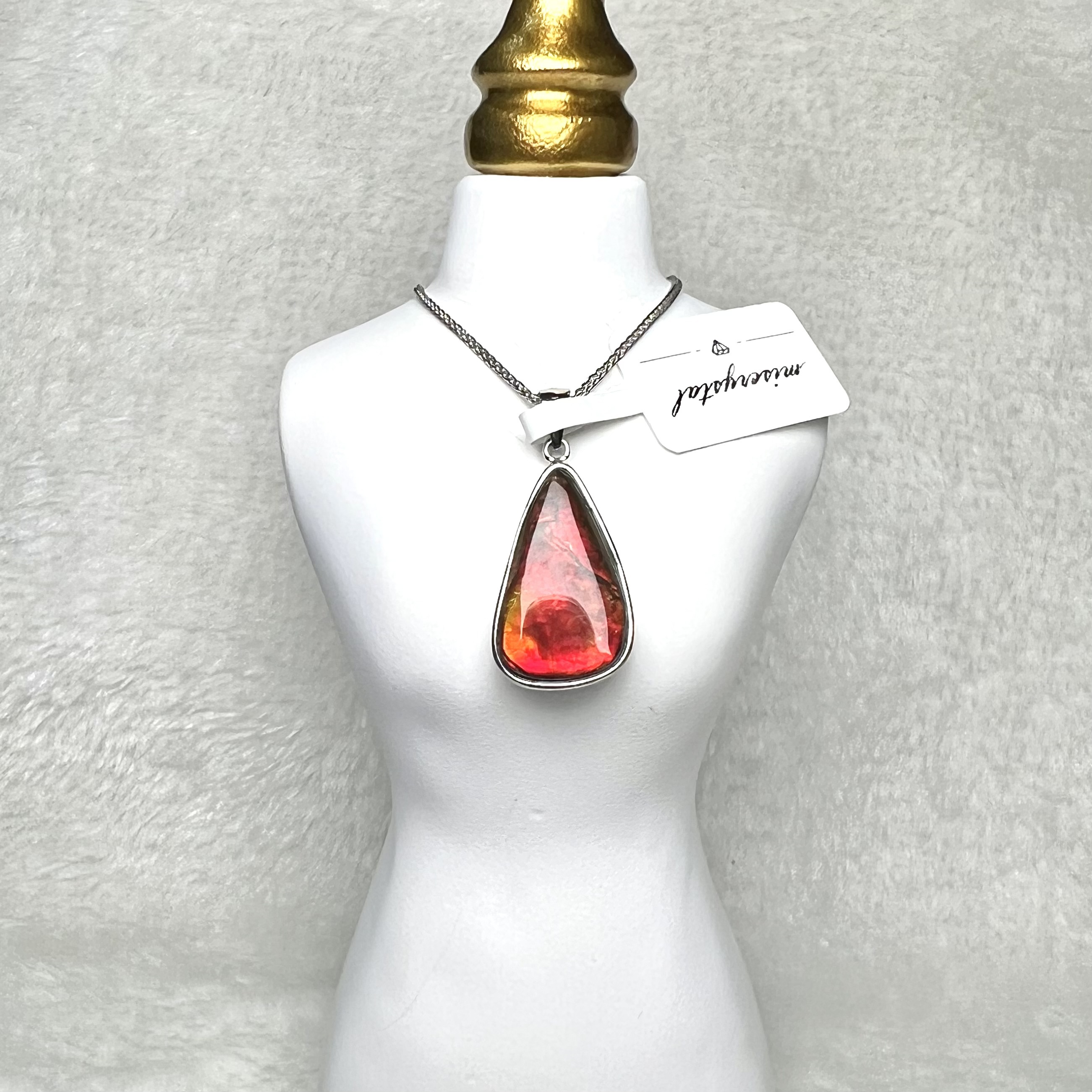 斑彩石吊墜 #A318