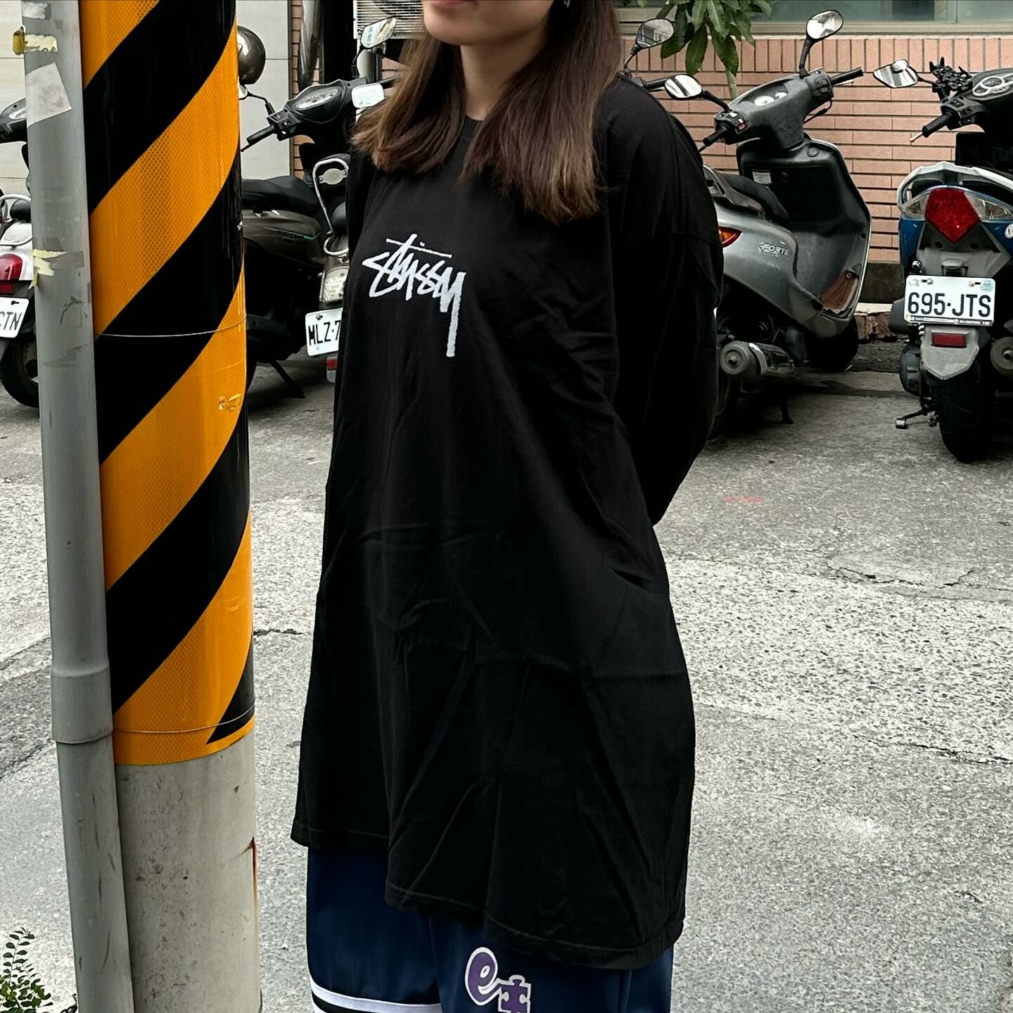 Stussy 薄長袖 胸前小Logo ( 1994993 )