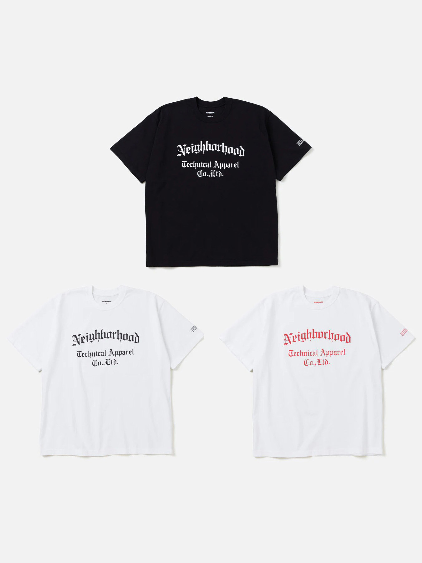 NEIGHBORHOOD 231 NH SPOT . TEE SS-3 歌德字體短袖T恤