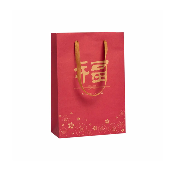 手提紙袋 4K- 福運到 20入/包 17.5*25.5*8cm【3-23124121】