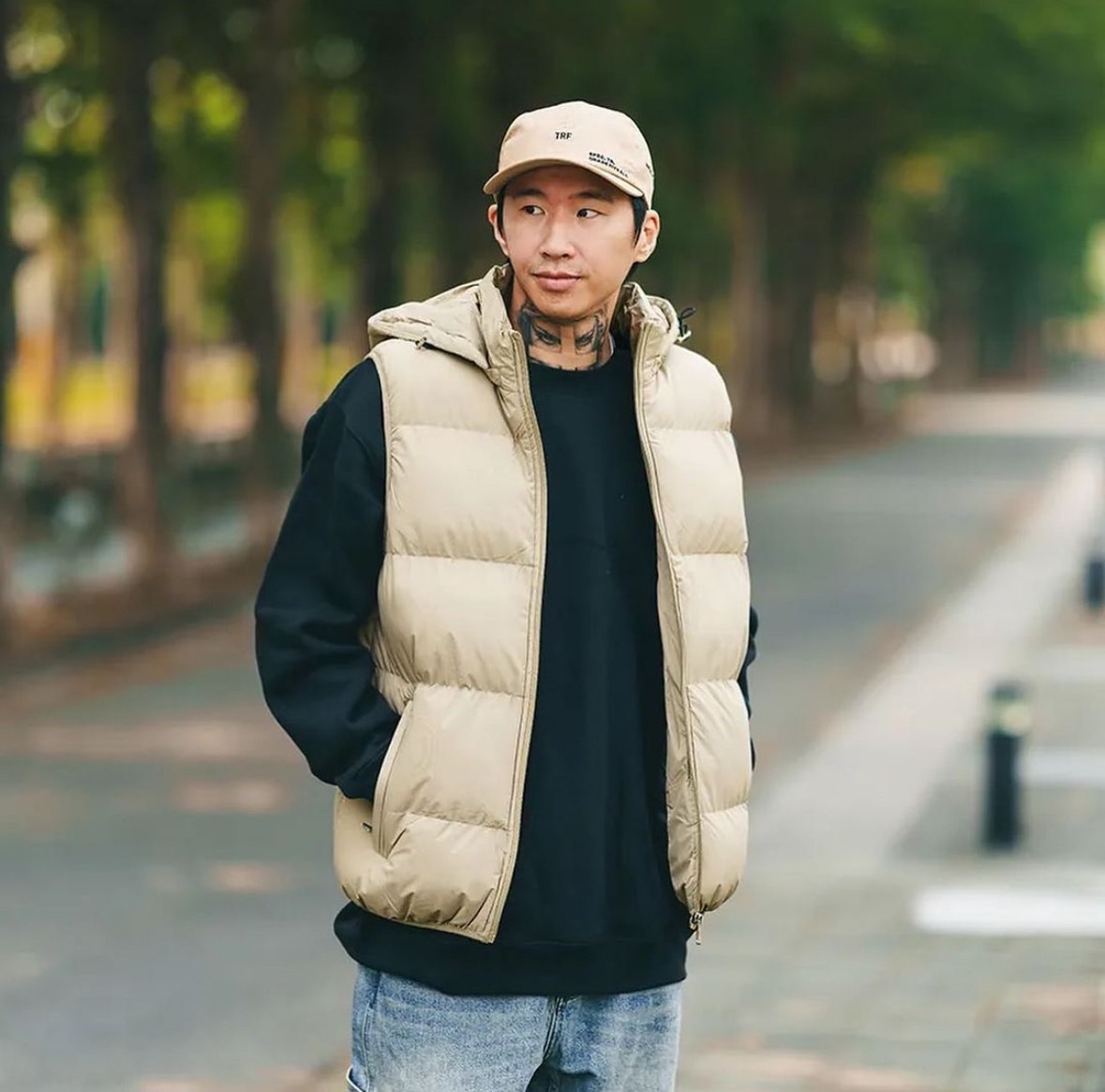 🔥保暖首選 🔥 兩穿可拆式連帽舖棉背心-4色 (C2980/992980) 尼龍防潑水 棉花內裏 連帽背心 自訂款