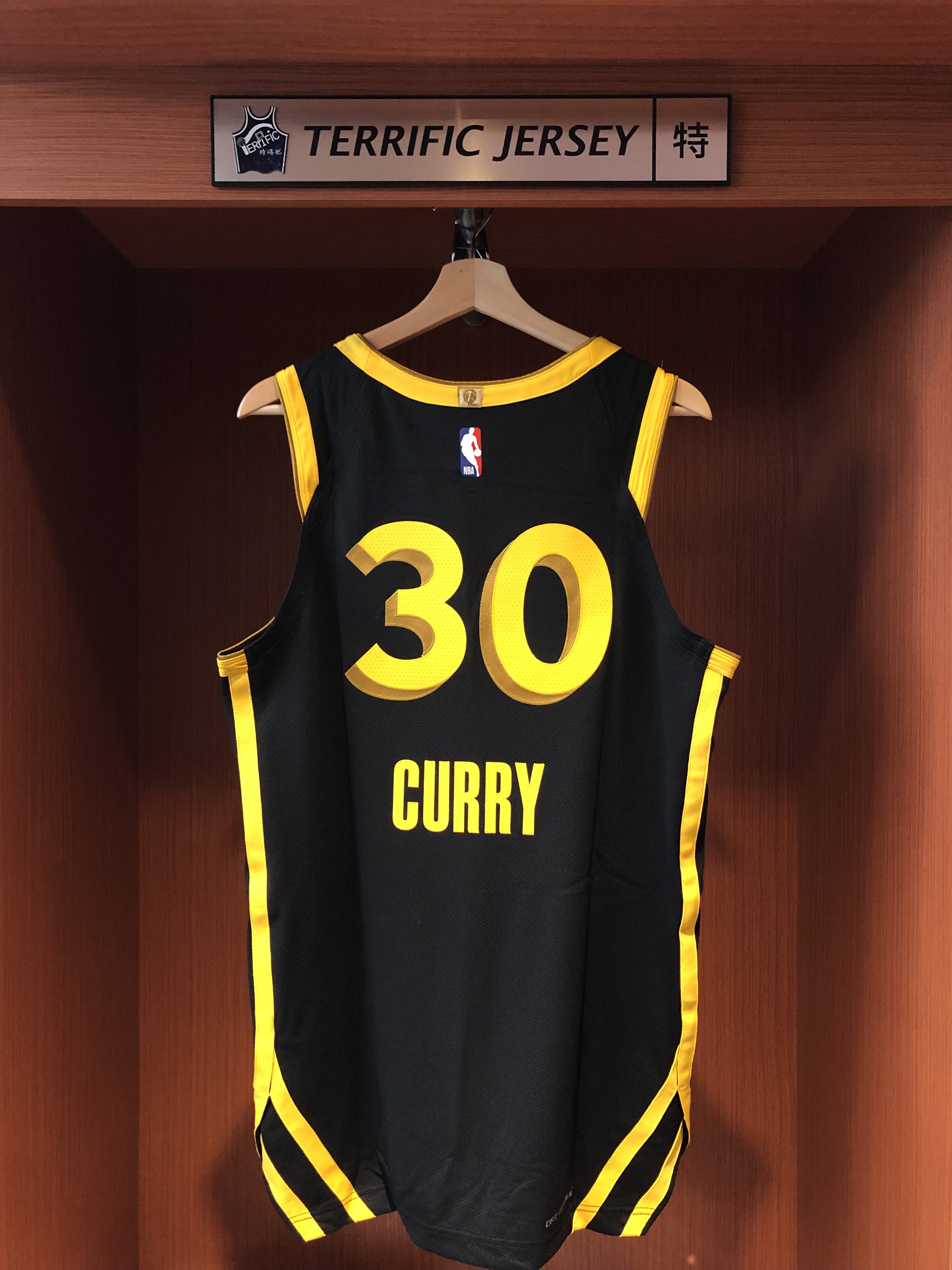 NBA球衣 Stephen Curry 金州勇士城市 City Nike Authentic 球員版 電繡 全新